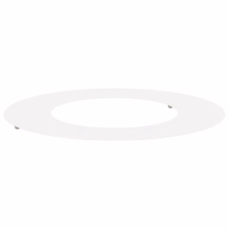 Berkfield Home Large Circular White Ceramic Planter Tub