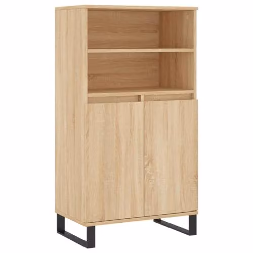 vidaXL Highboard in Sonoma Oak, W/D/H: 60 x 36 x 110 cm – 1