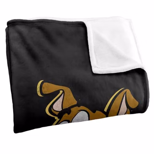 Warner Bros. Scooby Doo Best Dog Mom Ever Super Soft Fleece Throw Blanket, Multicolour, W: 152.4 cm x D: 127.0 cm – 2