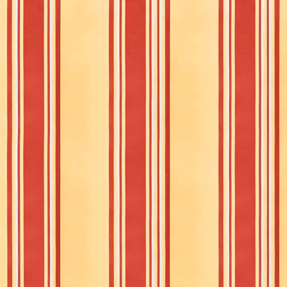 Berkfield Home Manual Retractable Polyester Awning in Yellow and Orange Stripes, W: 500 cm, D: 300 cm – 5