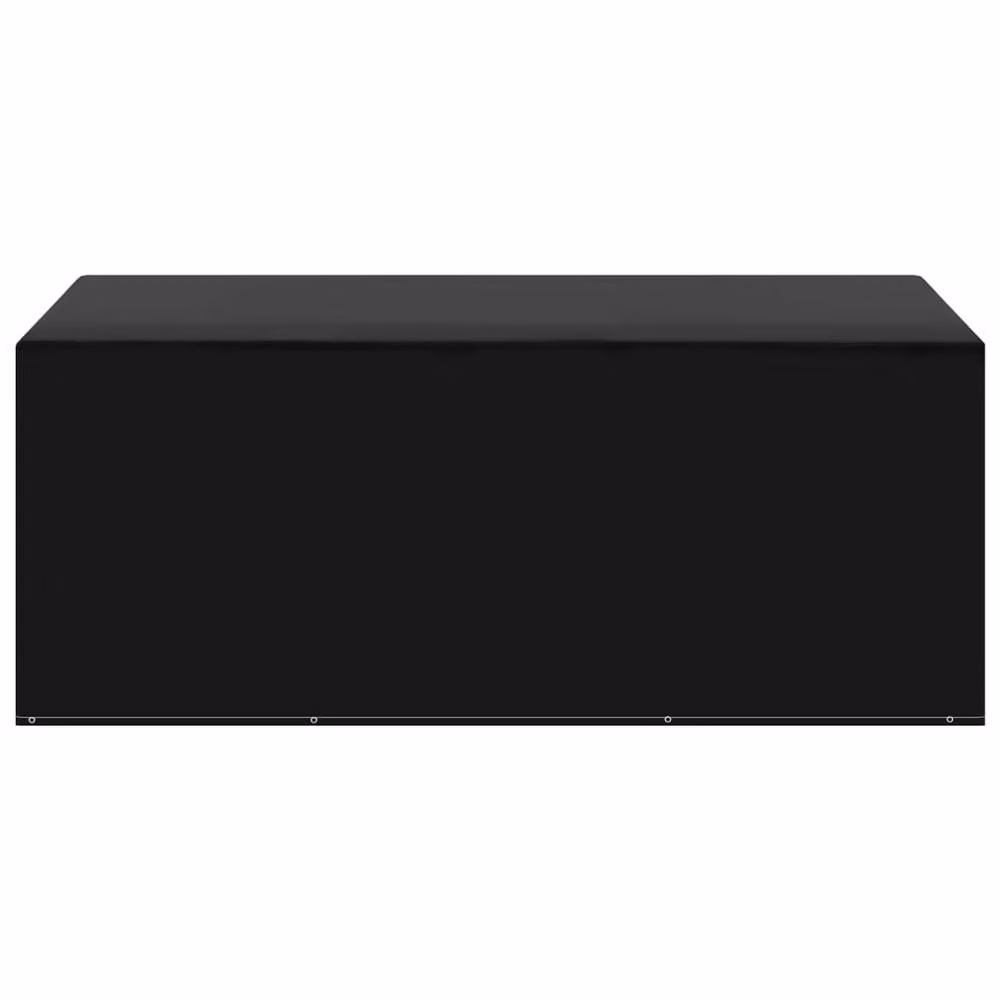 Berkfield Home Water-Repellent Garden Bench Covers, 2 Pack, Black, W: 225 cm, D: 143 cm, H: 90 cm – 2