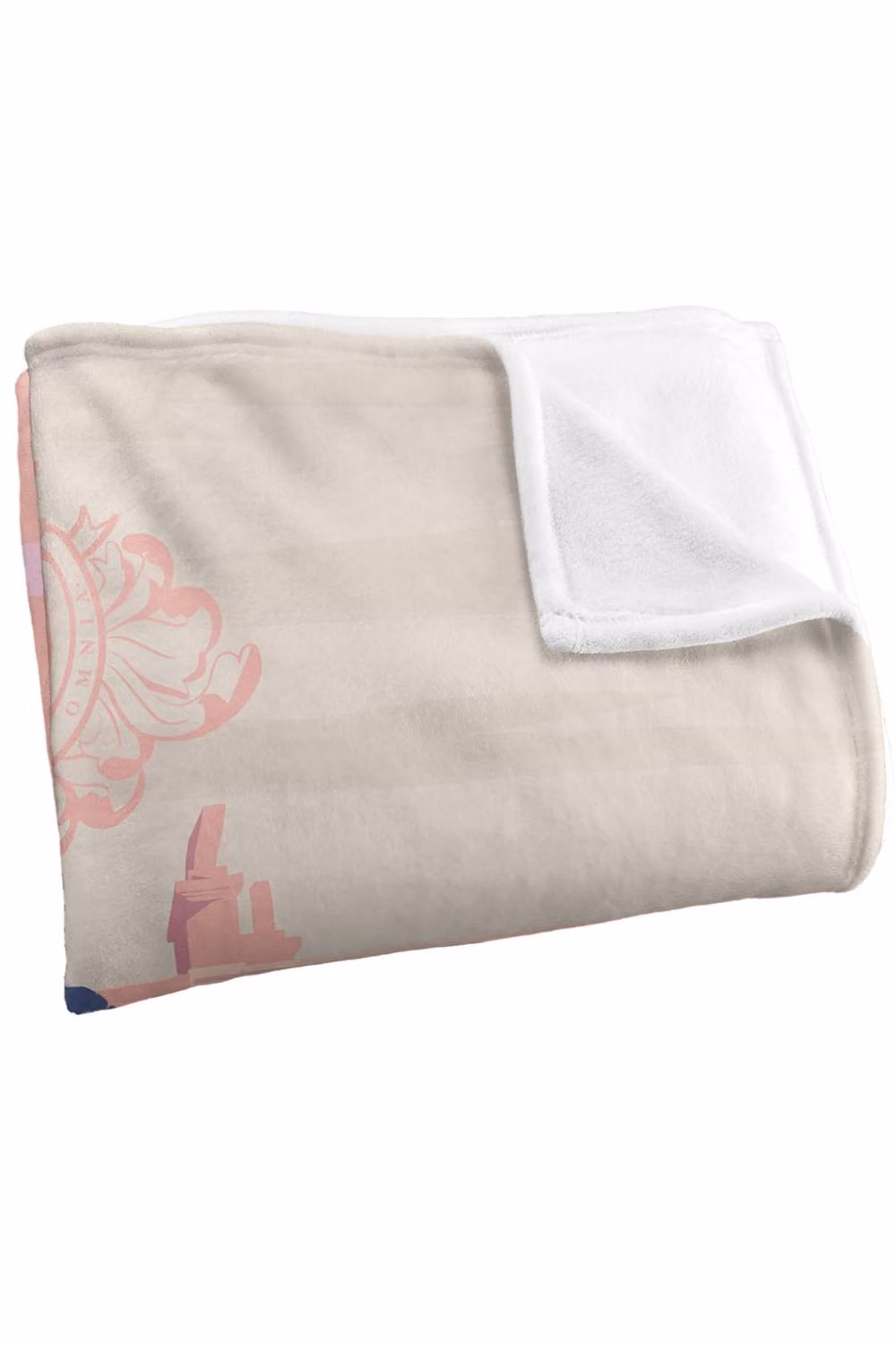 Bridgerton Modern Minimalist Soft Fleece Throw Blanket, White, W: 152 cm, D: 127 cm – 3