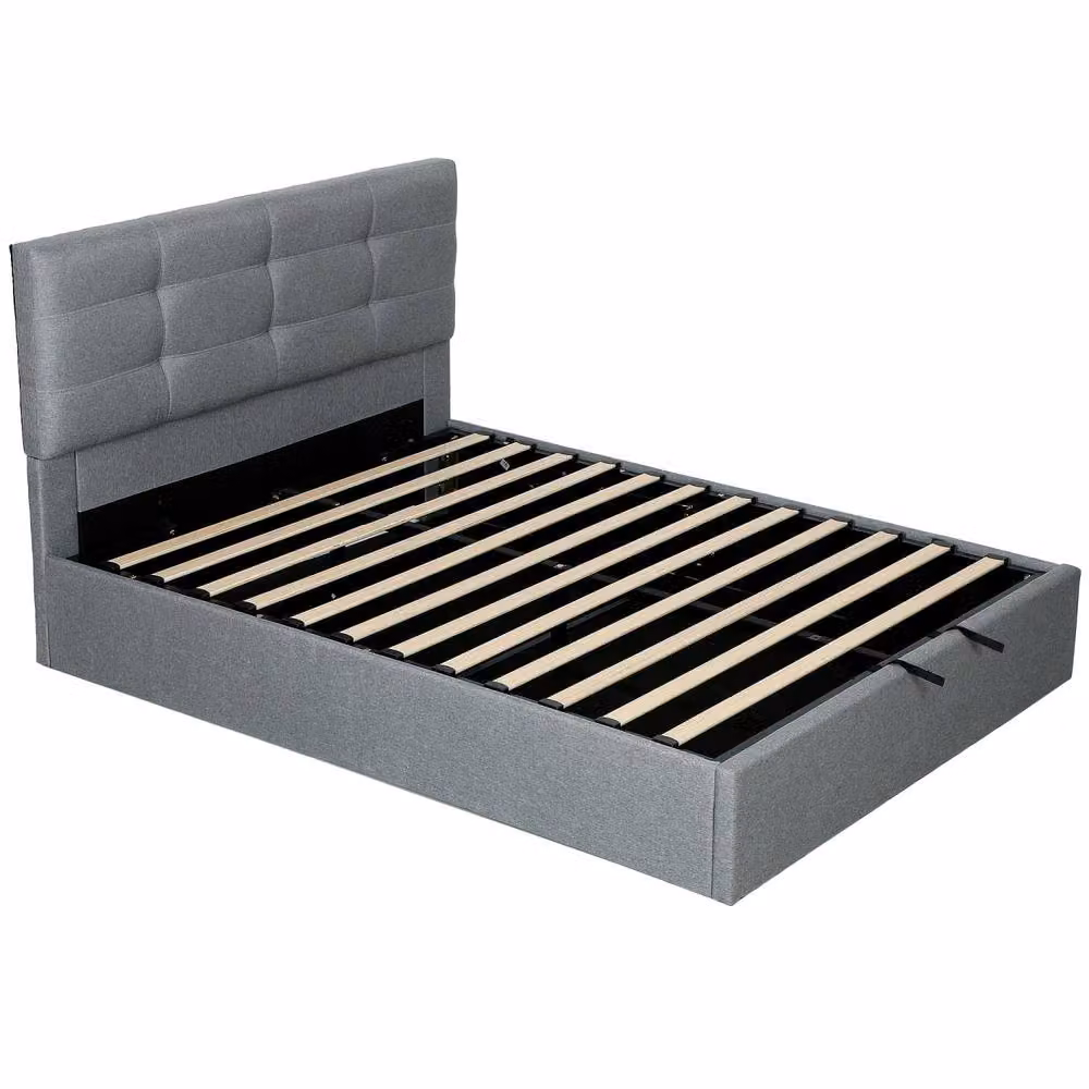 Wyld Haus Vivafa 5ft King Ottoman Bed with Gas Lift Storage, Grey – 2