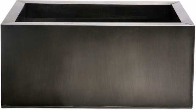 Primrose Black Metal Ornamental Garden Tub Planter