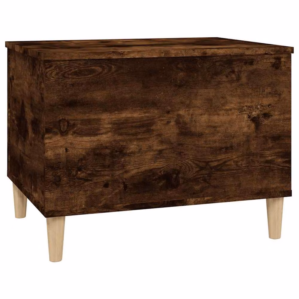 Berkfield Home Smoked Oak Coffee Table in Brown, W: 60 cm, D: 44.5 cm, H: 45 cm – 4