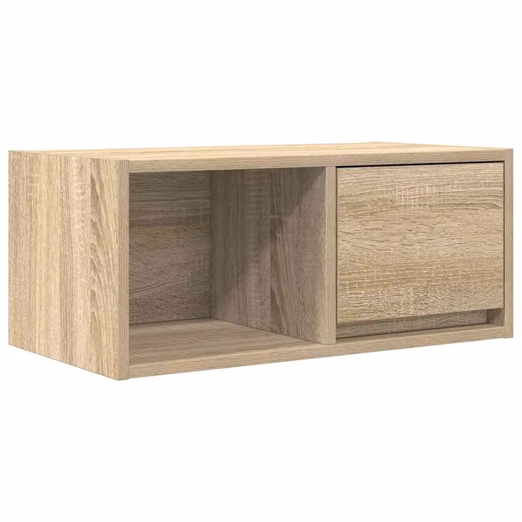 Berkfield Home Sonoma Oak TV Cabinet in Brown, W: 60 cm, D: 31 cm, H: 25.5 cm – 2