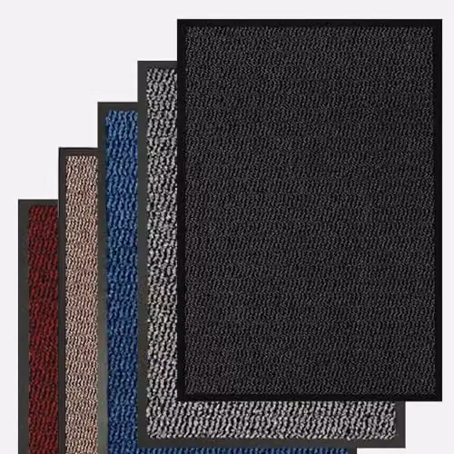 KAV Non-Slip Washable Dirt Trapper Door Mat, Black, W: 40 cm, D: 60 cm – 7