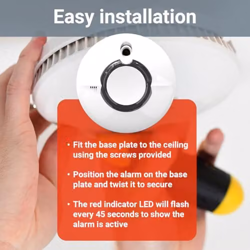 FireAngel FP2620W2-R Pro Connected Interlinked Smoke Alarms, White, 10 Year Battery – 5