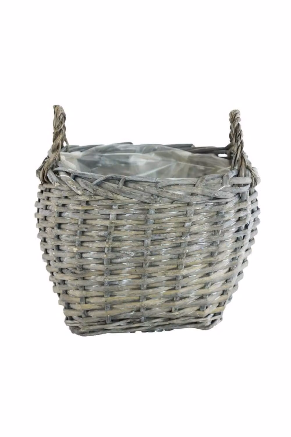 KDMD Grey Split Basket with Handles, 2 Pack, Height: 17 cm – 2