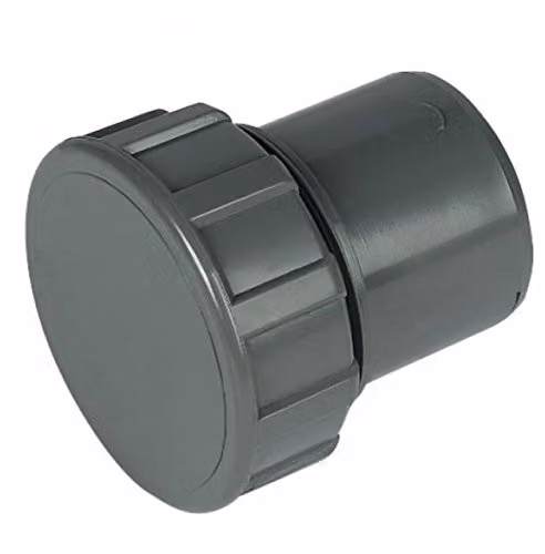 FloPlast Grey 40mm (1 1/2") Screw Waste Access Plug