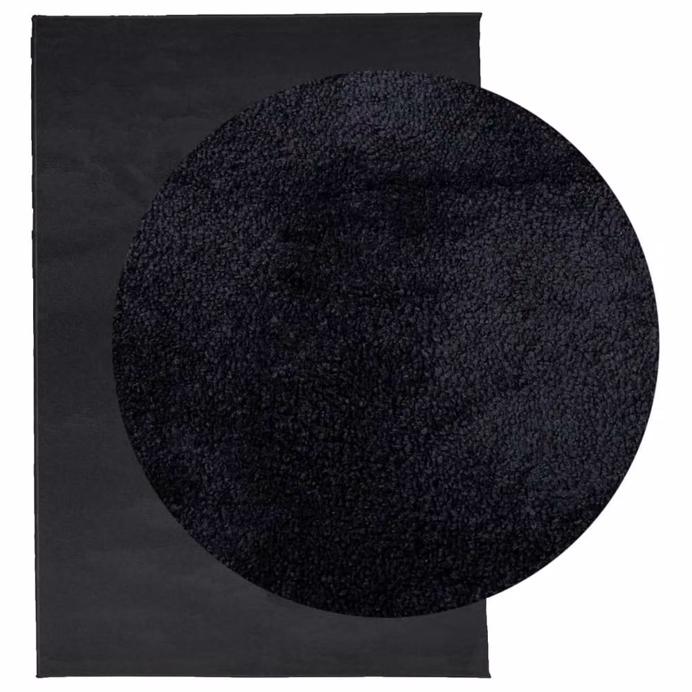 Berkfield Home OVIEDO Short Pile Rug, Black, W: 200 cm, D: 280 cm – 3