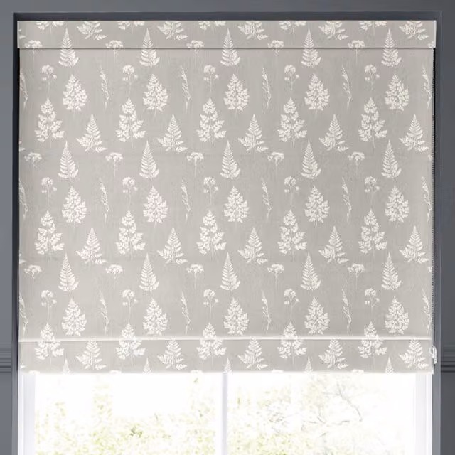 Emily Bond Tynesfield Made to Measure Blackout Roman Blind in Grey Pebble