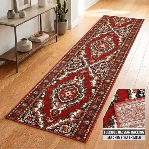 Bravich Texas Red Hallway Runner, W/L: 60 x 450 cm – 4