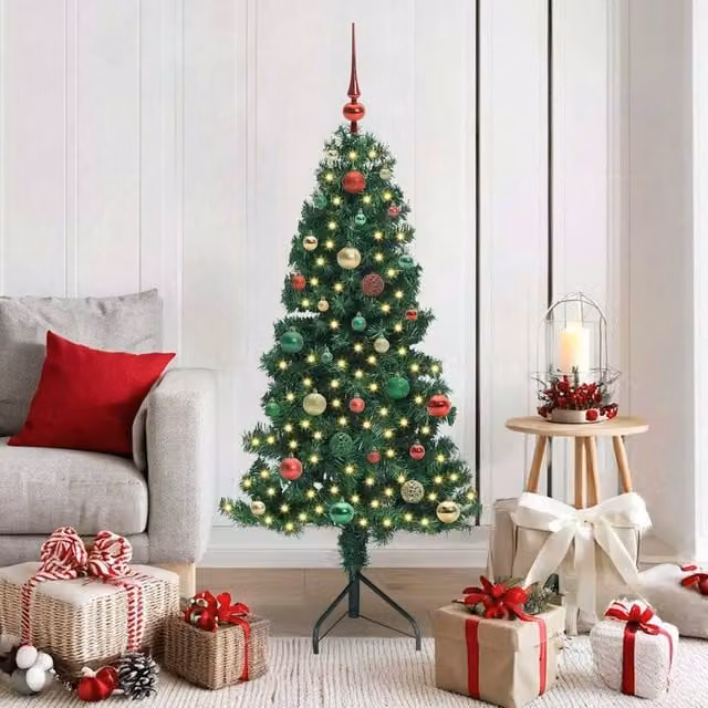 Berkfield Home Green Artificial Christmas Tree, Height: 150 cm