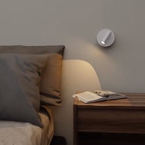 CGC Lighting White Adjustable LED Rechargeable Magnetic USB Wall Reading Lamp – 1