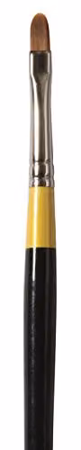 Daler-Rowney System3 Filbert Acrylic Brush with Synthetic Hair and Short Handle, Size 4, Multicolour – 2