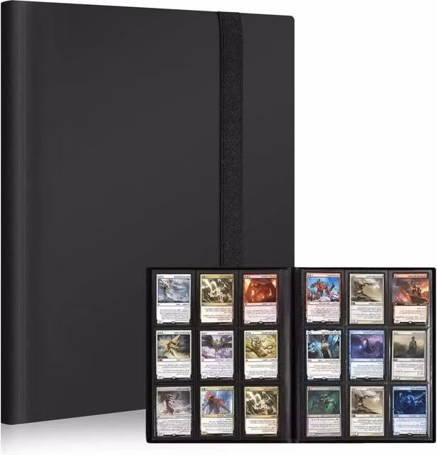 NESTLUNE Black A4 Trading Card Binder Album Folder for 540 Cards – 1