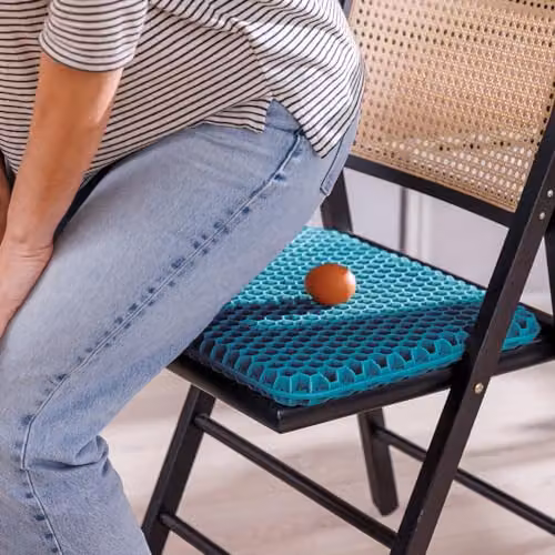 JML Soft Sitter Ergonomic Breathable Gel Seat Cushion, Green – 7