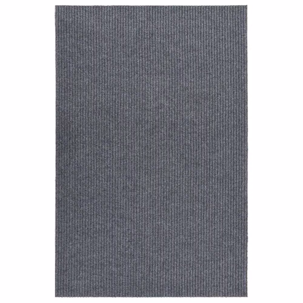 Berkfield Home Dirt Trapper Round Carpet Runner, Grey, W: 100 cm, D: 150 cm – 2