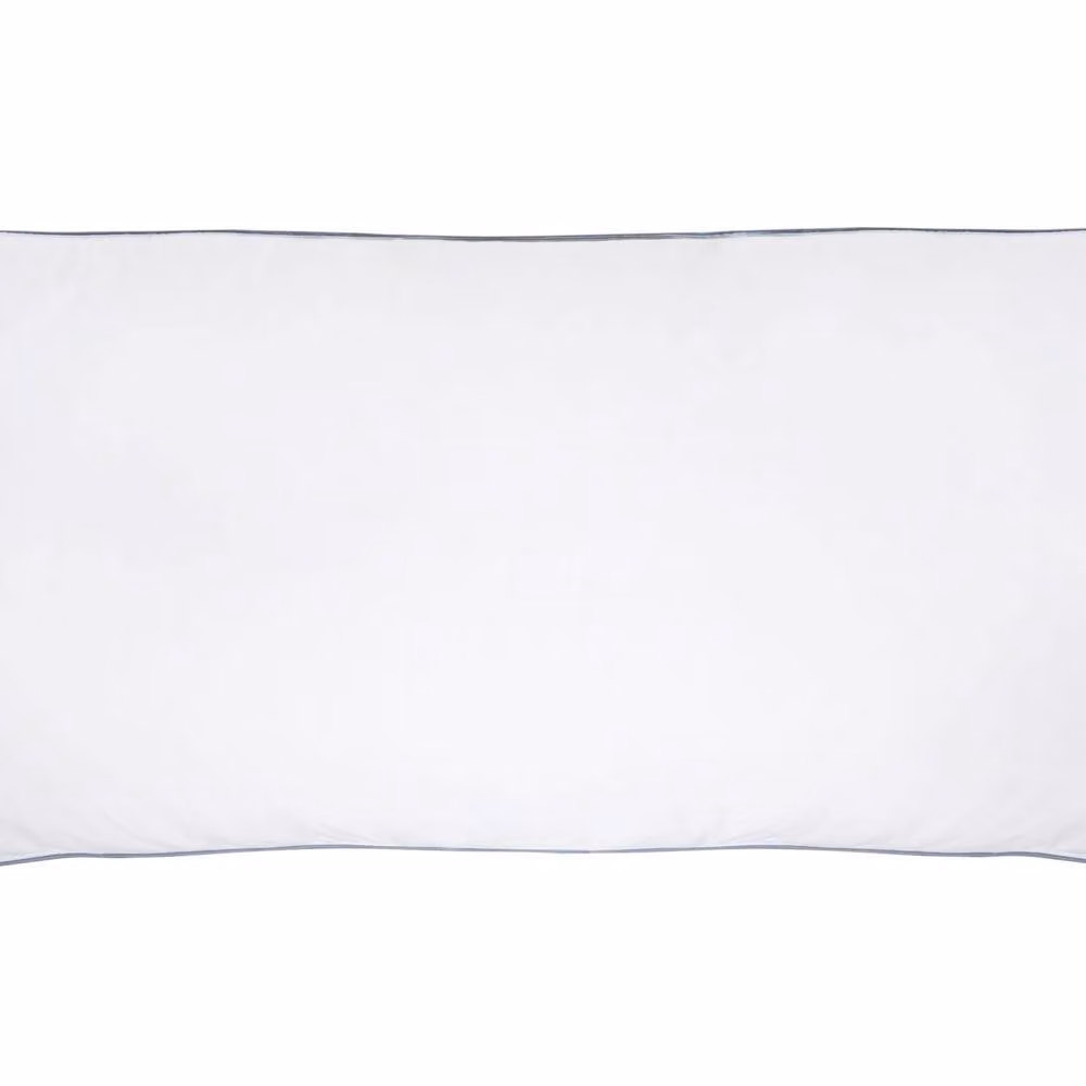 Wyld Haus White Duck Feather and Down Low-Profile Bed Pillow, W/D/H: 80 x 40 cm – 2