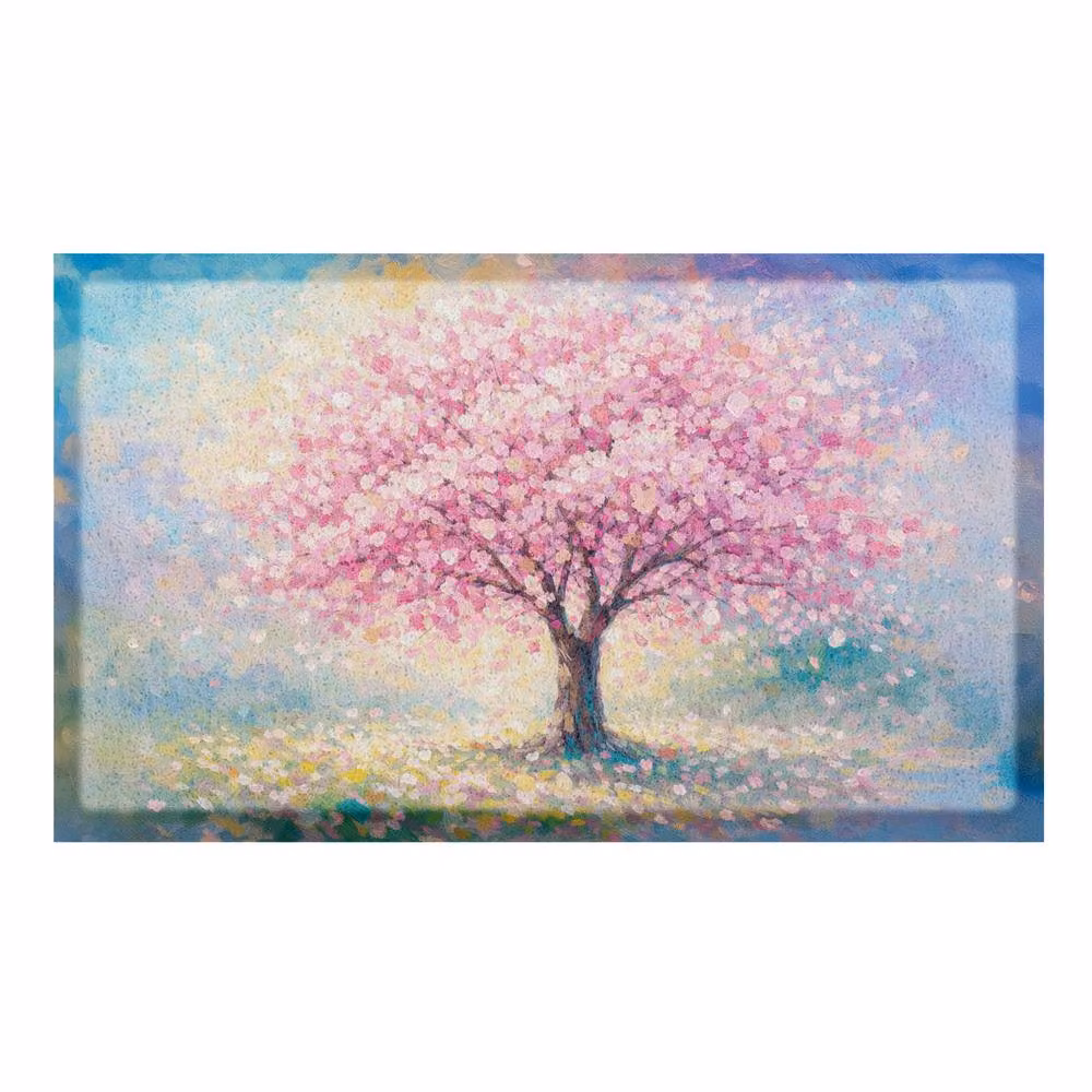 Artsy Mats Blossom Tree Floral Indoor Outdoor Doormat, Multicolour, W: 90 cm, D: 60 cm – 2