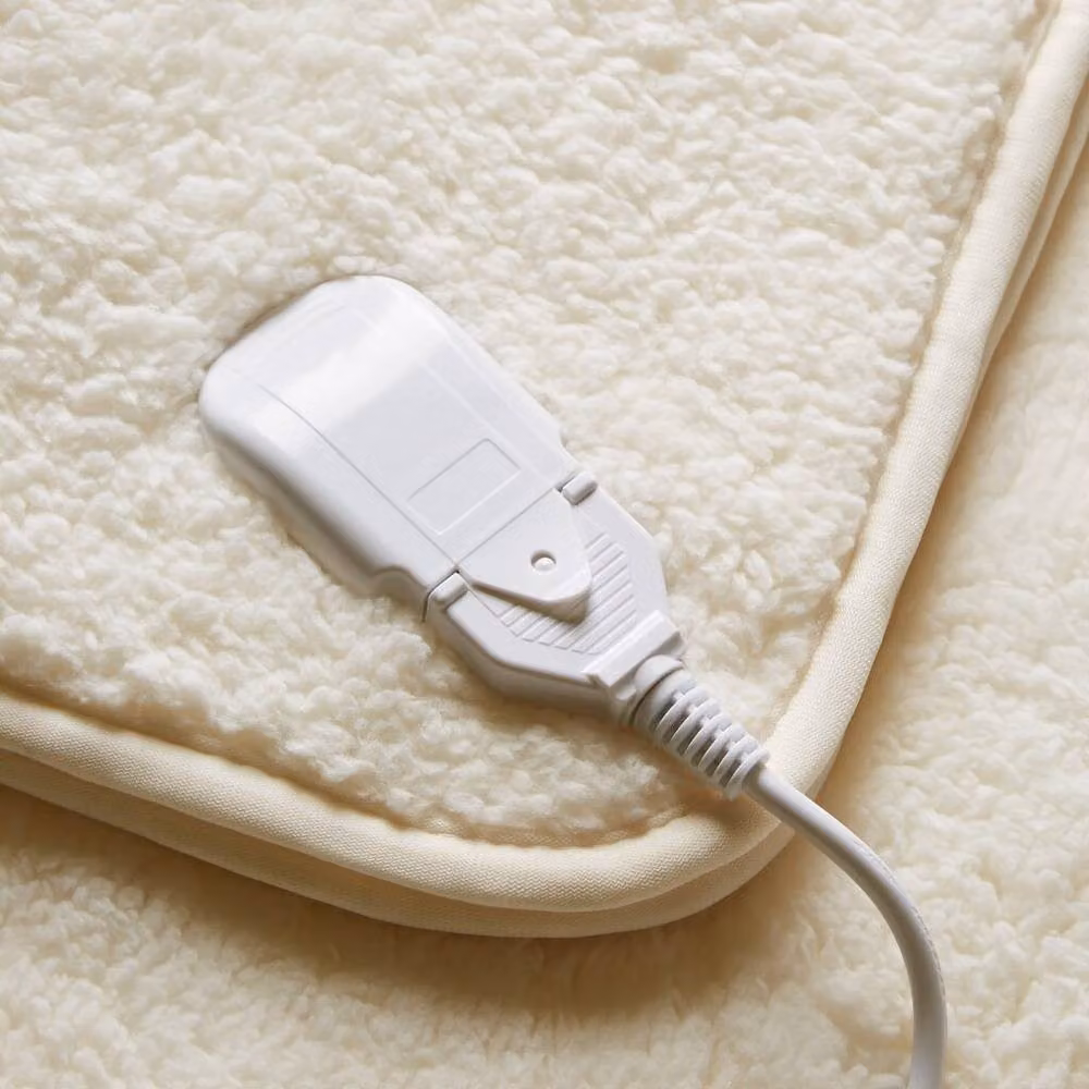 Morphy Richards EverCosy Double Fleece Electric Under Blanket in White and Beige, W/D/H: 150 x 122 cm – 6