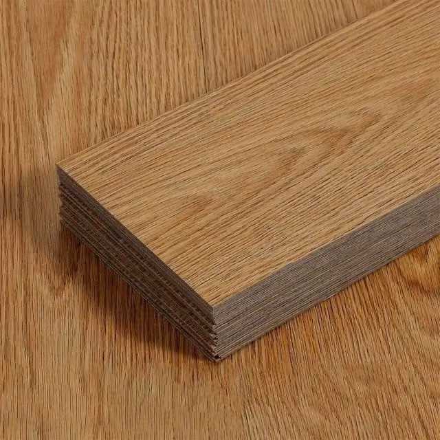 SPETLEK 36 Pack Self-Adhesive Wood-Look Floor Plank Tiles in Brown