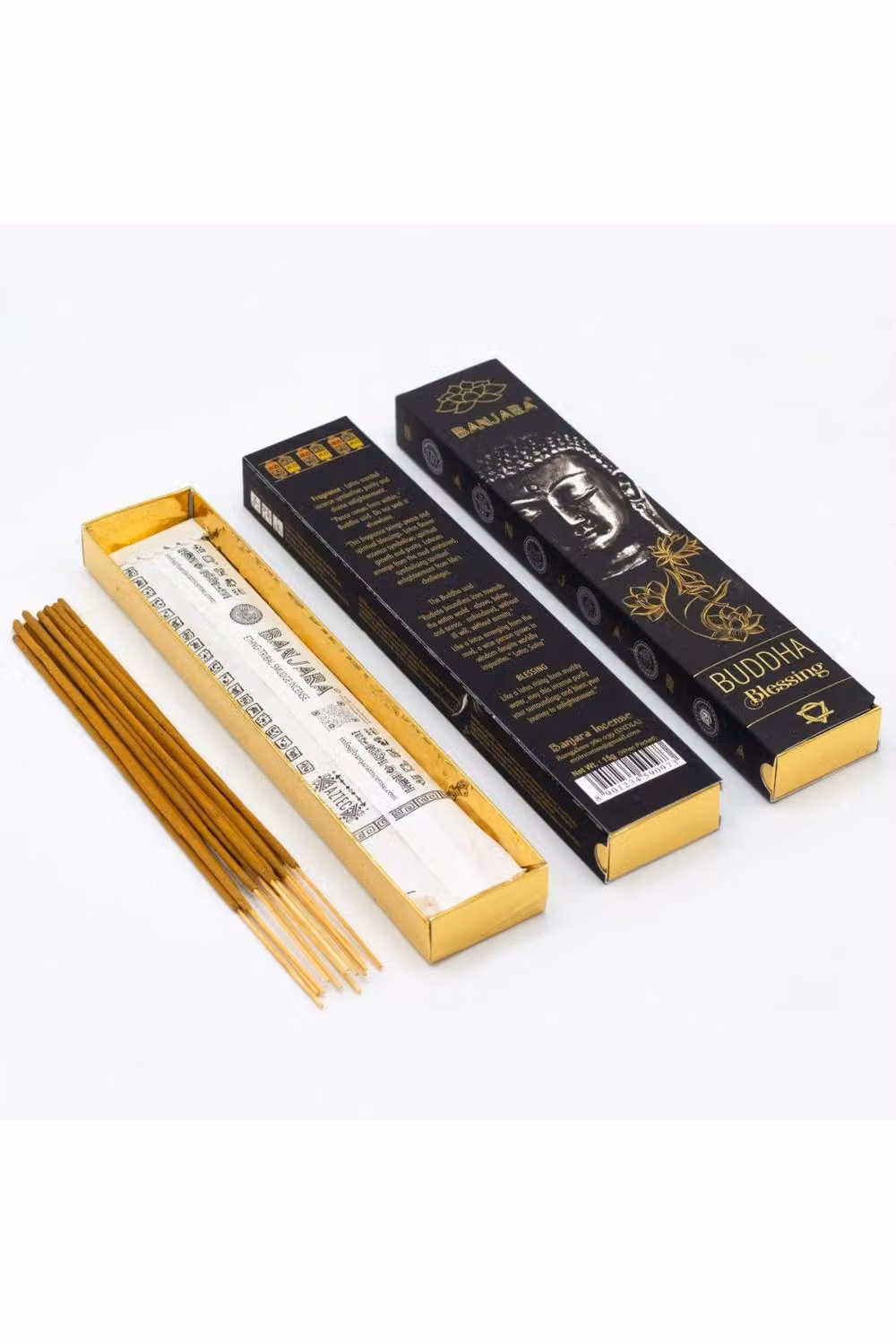 KDMD Banjara Buddha Handcrafted Ethnic Incense Sticks in Brown and Black – 2