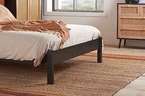 Birlea Croxley Rattan Double Bed Frame in Black Oak – 4