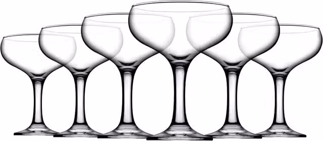 Pasabahce Transparent Cocktail Glass, 280 ml, Set of 6