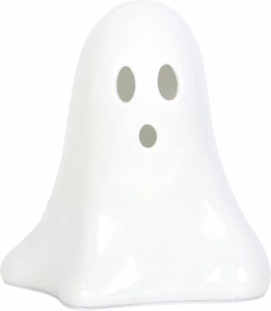 Something Different Hey Boo Ghost Ceramic Tabletop Light in White