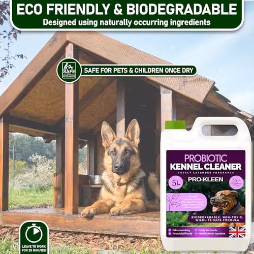 Pro-Kleen ProBiotic Kennel Cleaner Lavender Fragrance, 15 x 5L – 4
