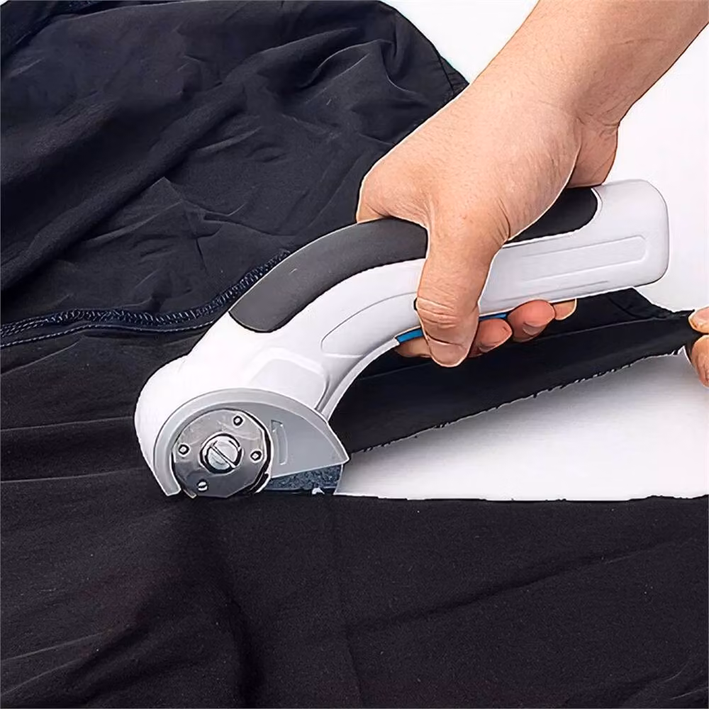 Nordara Electric Cordless Rotary Cutter in White with Hardened Steel Blade – 3