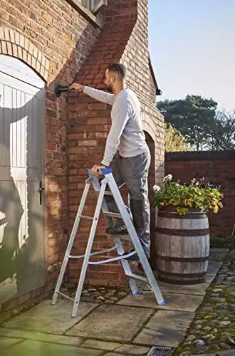 Werner Silver 6-Step Ladder with Rubber Feet – 2