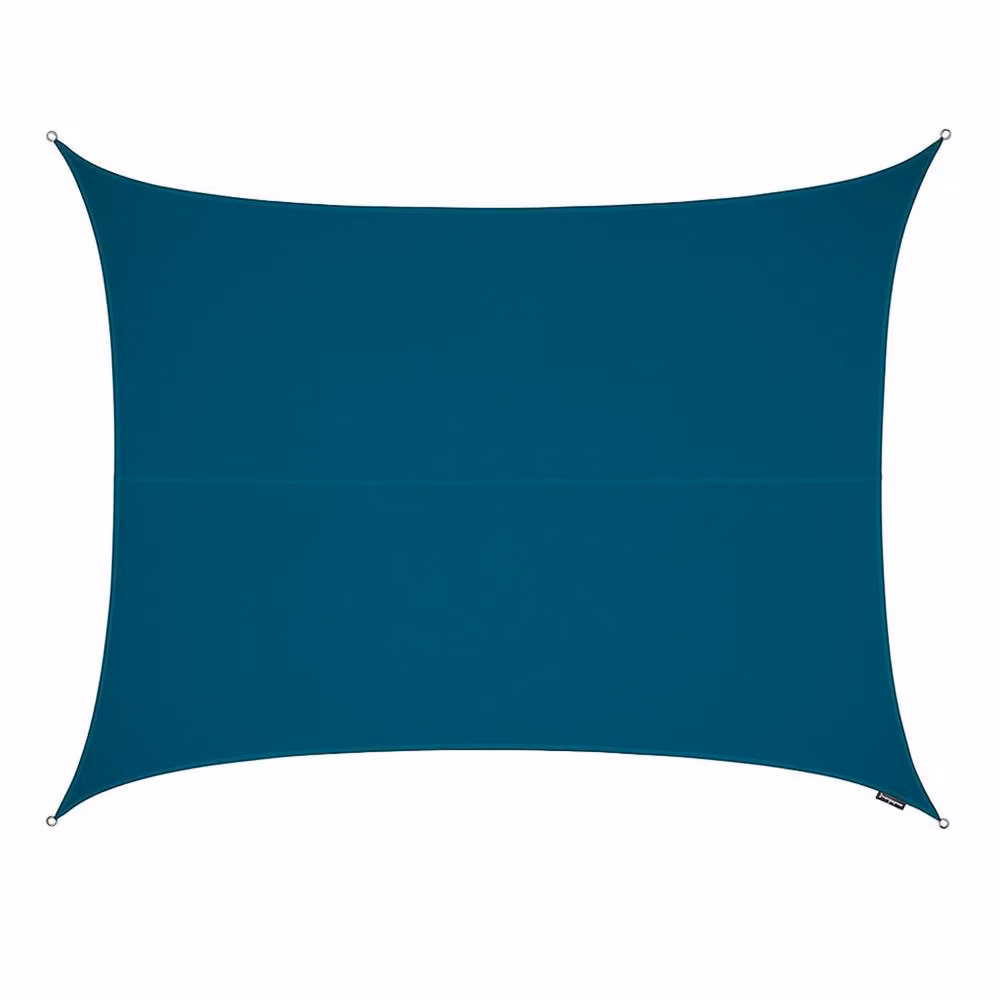 Primrose Waterproof Rectangular Patio Sun Shade Sail Canopy in Teal with 98% UV Block and UPF 50+ Protection, W: 6 m, D: 5 m – 2