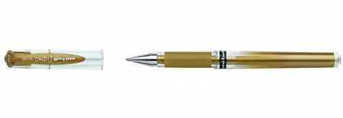 uni-ball Signo UM-153 Broad Gel Pen in Gold – 2