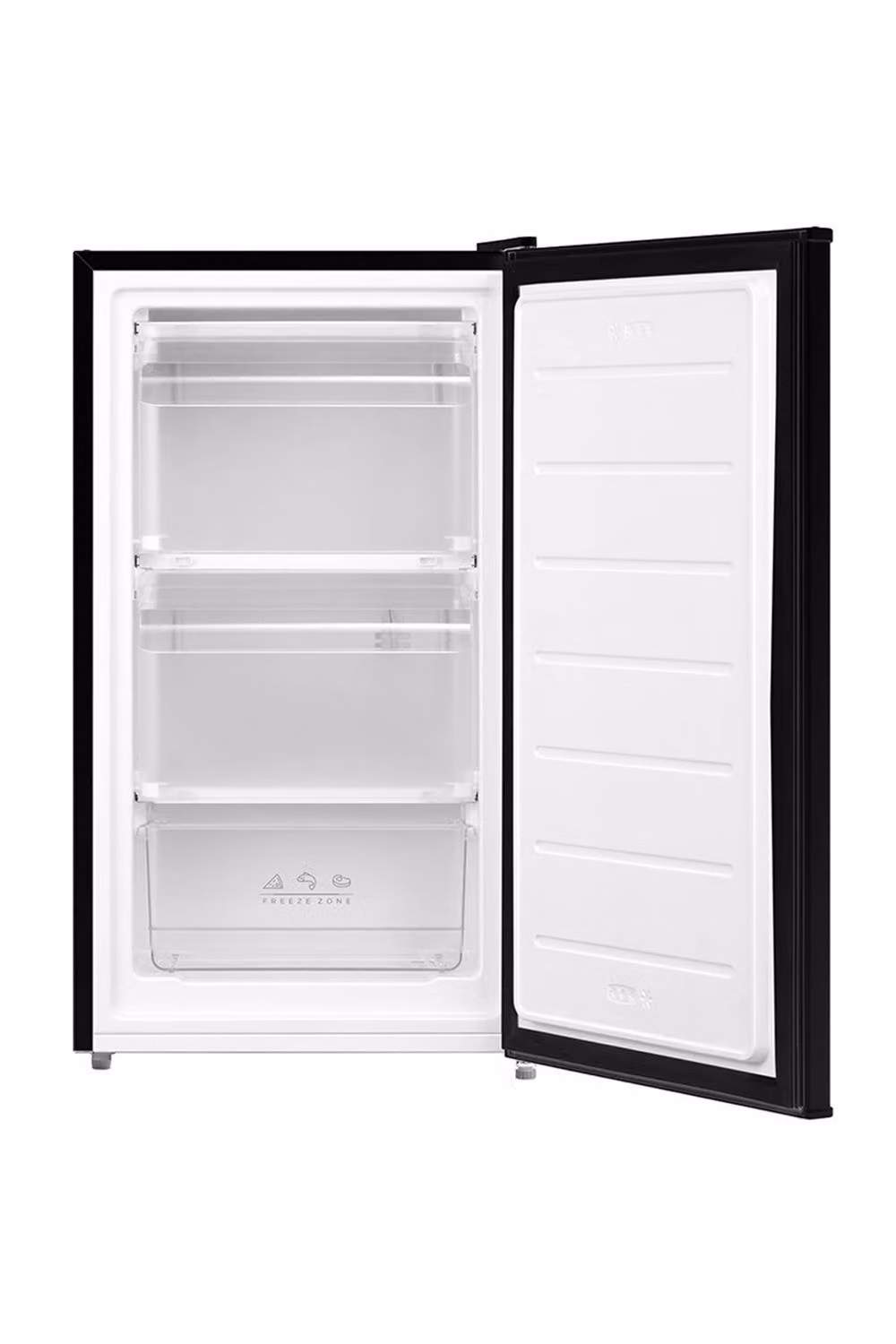 Living and Home 60L Freestanding Under Counter Upright Freezer with Adjustable Thermostat and Reversible Door, Black, W/D/H: 44.5 x 41.0 x 84.5 cm – 9
