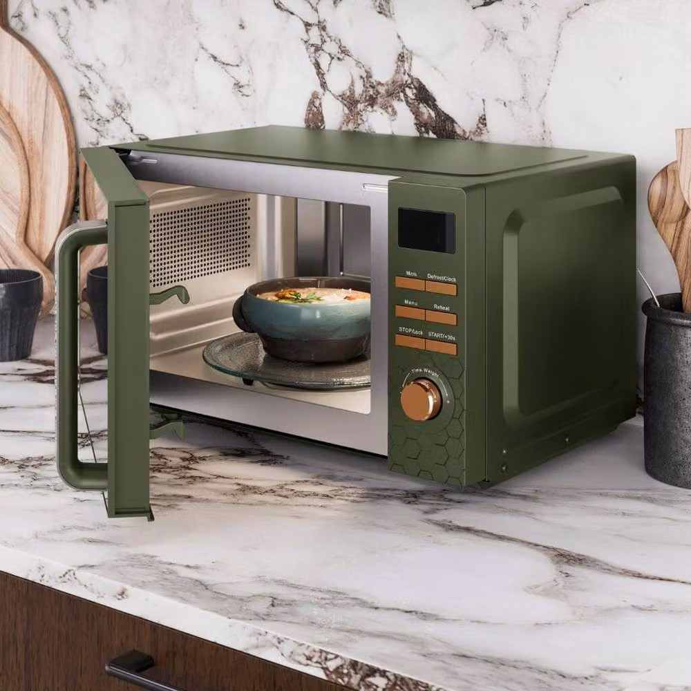 Morphy Richards Cassini Kettle, Toaster and Microwave Bundle in Green – 3