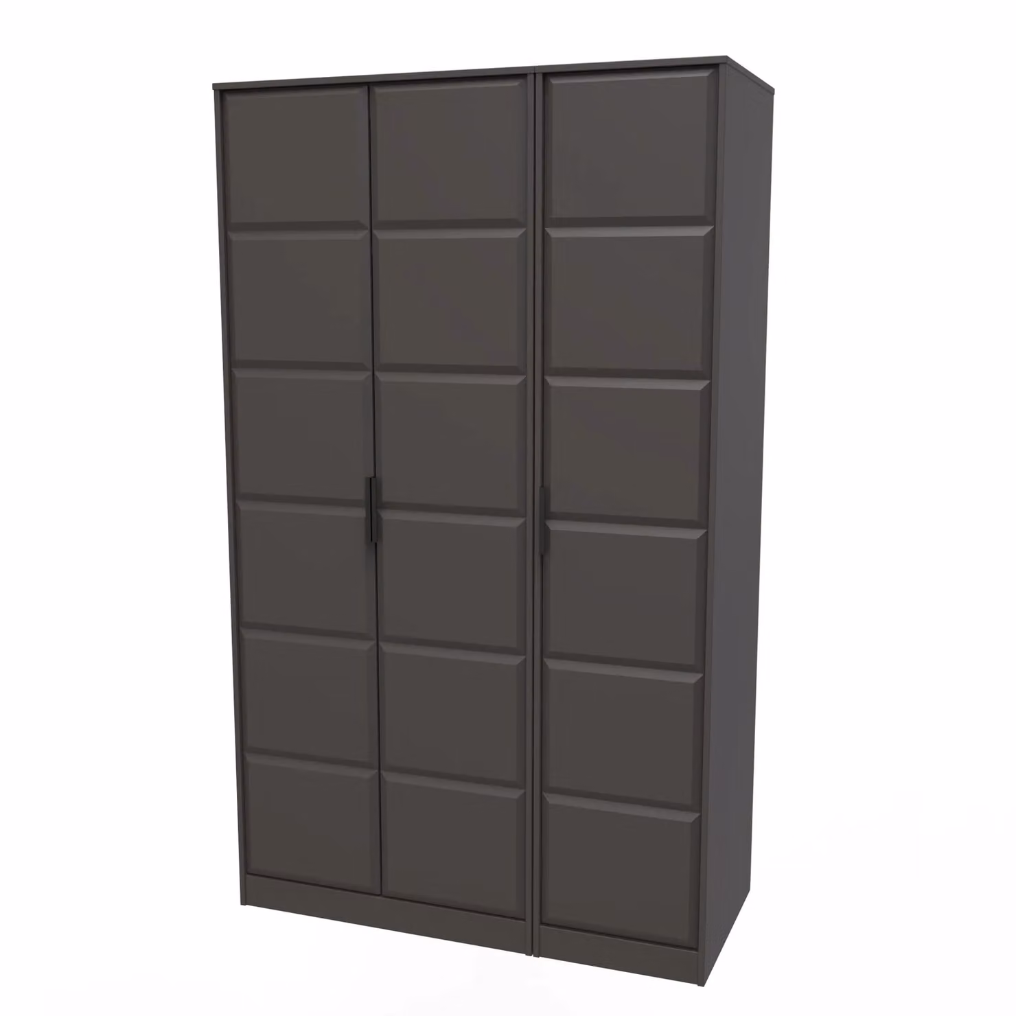 Ready Assembled 2 U Seattle 3 Door Wardrobe in Dark Grey – 2