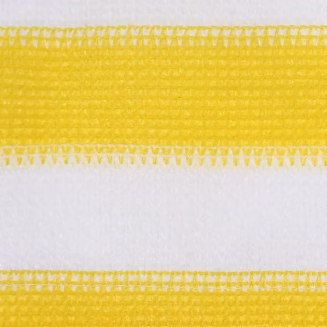 Berkfield Home Balcony Screen in Yellow and White, W: 120 cm, L: 500 cm