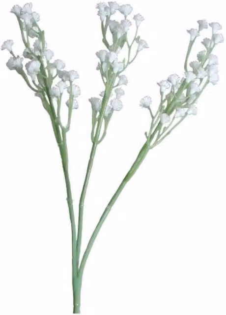 KDMD White Gypsophila Artificial Flowers, Height: 72 cm