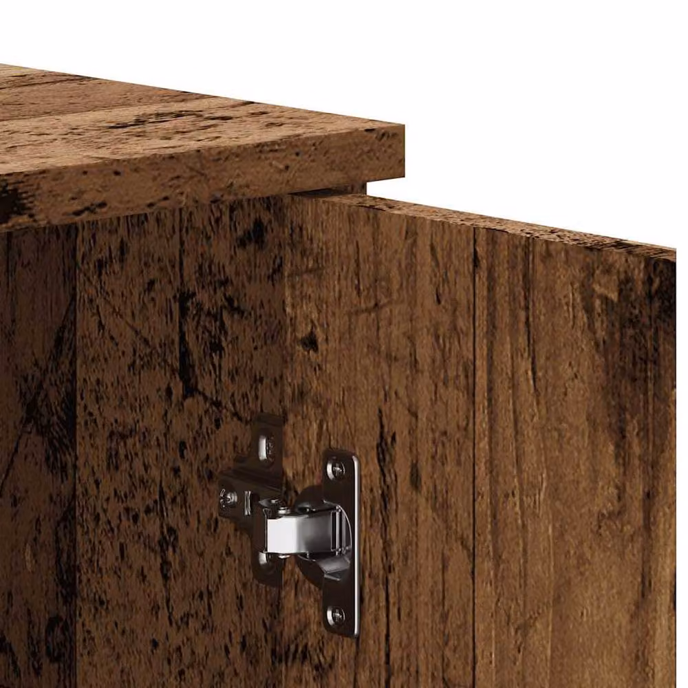 Berkfield Home Old Wood Sideboard in Brown, W/D/H: 80 x 36 x 75 cm – 8