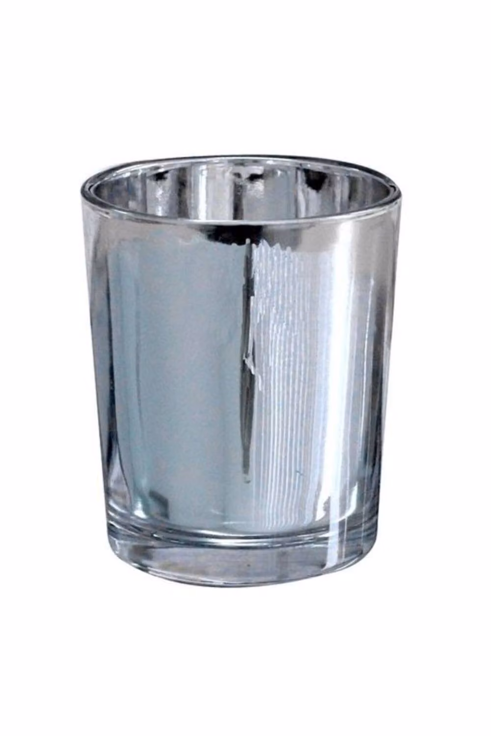 KDMD Silver Cylinder Votive Glass Set, 12 Pack – 2
