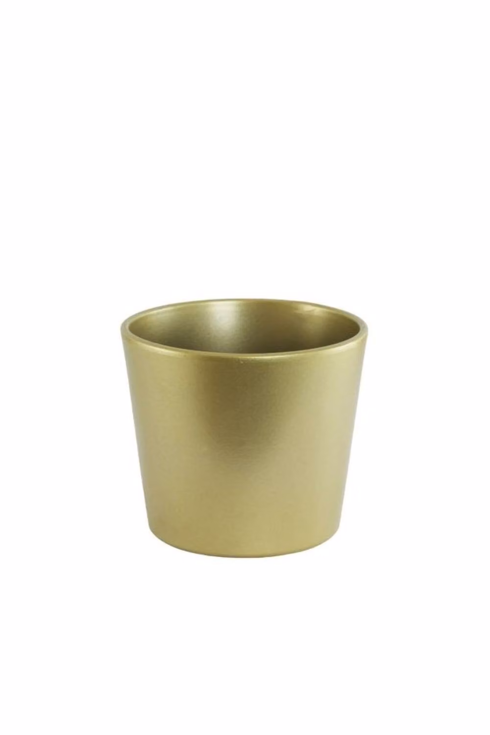 KDMD Gold Medium Ceramic Pot, 3 Pack, Diameter: 12 cm – 2