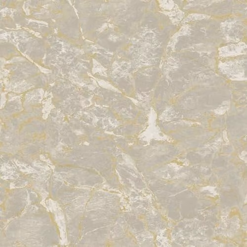 Grandeco Astoria Liquid Marble Abstract Textured Vinyl Wallpaper in Gold and Beige