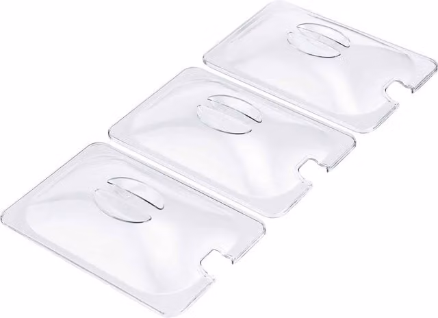 Cooks Professional Electric 3 and 4 Section Buffet Warmer Tray with Transparent Replacement Lids