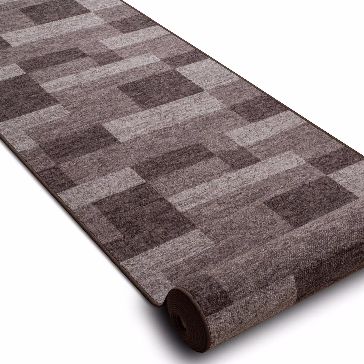 RugsX Icona Anti-Slip Runner, Brown, W: 80 cm, L: 320 cm – 2