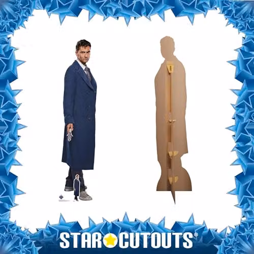 Star Cutouts SC4471 Doctor Who Fourteenth Doctor David Tennant Lifesize Cardboard Cutout, Height: 186 cm, Width: 64 cm – 3