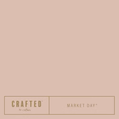 Crown Crafted Market Day Matt Emulsion Paint Tester Sample, Beige, 125ml – 3