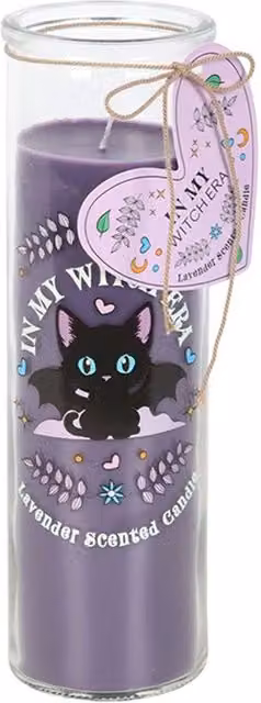 Something Different Whiskers & Wings Lavender Tube Candle in Purple – 1